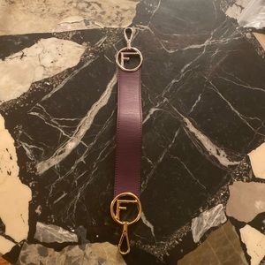 Fendi two tone bag strap